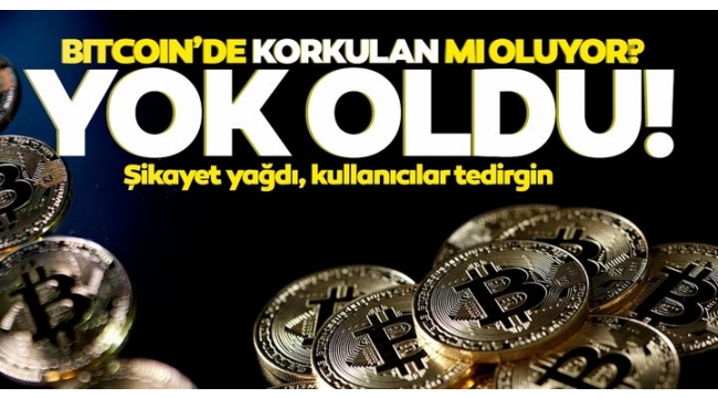 Bitcoinde çarpıcı uyarı: Yok oldu!