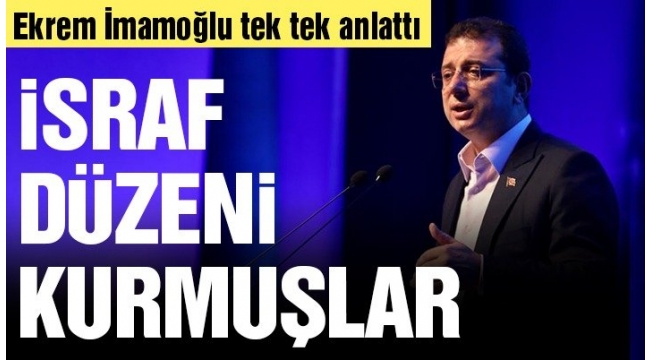EKREM İMAMOĞLU :"AKP DÖNEMİNDE İHALELER, USULSÜZ VE FİNANSMANSIZ HAYATA GEÇİRİLMEYE ÇALIŞILDI"