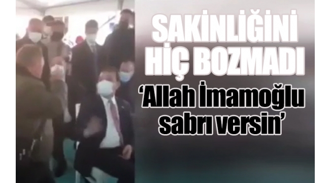 İMAMOĞLU VE KORUMALAR BİR PROVAKASYONU DAHA ÖNLEDİLER!