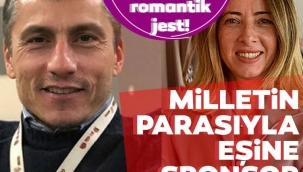 Milletin parasıyla romantik jest! İmamoğlunun müdürü, eşine sponsor oldu