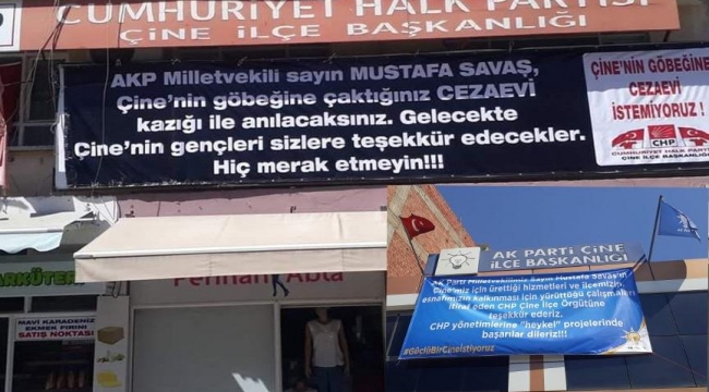 AKP ile CHP'nin pankart savaşı