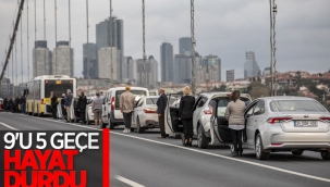 Türkiyede saat 9u 5 geçe hayat 2 dakikalığına durdu