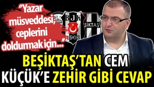 Son dakika! Beşiktaştan Cem Küçüke sert cevap! Yazar müsveddesi...
