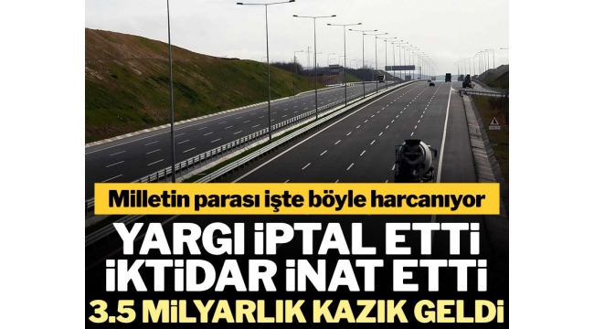 Türkiye Devletine 3.5 milyar liralık kazık mı soygun mu!