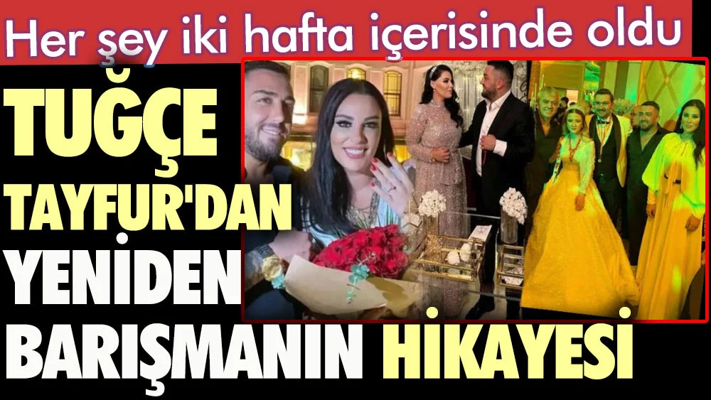 BURAK KALFA VE TUĞÇE TAYFUR BARIŞTI!