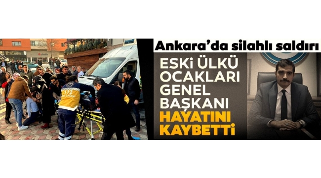 Sinan Ateş silahlı saldırı sonucu hayatını kaybetti