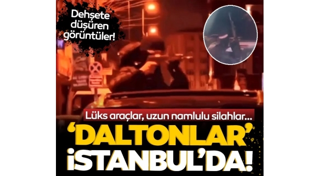 'Daltonlar' İstanbul'da! Sokakları Teksas'a çeviren suç örgütüne baskın!