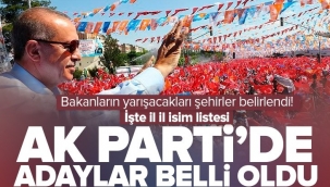 AK Parti'de liste mesaisi tamam! Başkan Recep Tayyip Erdoğan son rötuşları yaptı | Listede sürpriz isimler var.