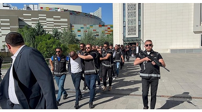 Kaplan suç örgütü soruşturması genişledi: Emekli Uzman Çavuşların , Avukatlarında olduğu 29 şüpheli adliyede!