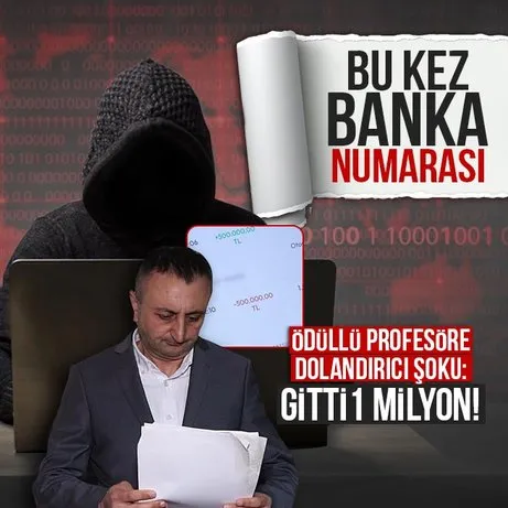 Banka numarasını kopyalayıp 1 milyon lira dolandırdılar