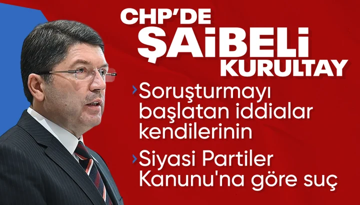 Yılmaz Tunç'tan CHP kurultayı açıklaması: Siyasi Partiler Kanunu'na göre suç