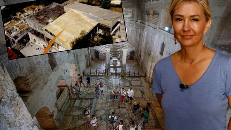 Müdire Hanım'ın yaptığına bakın: Noel Baba'nın çatısını villasına götürmüş