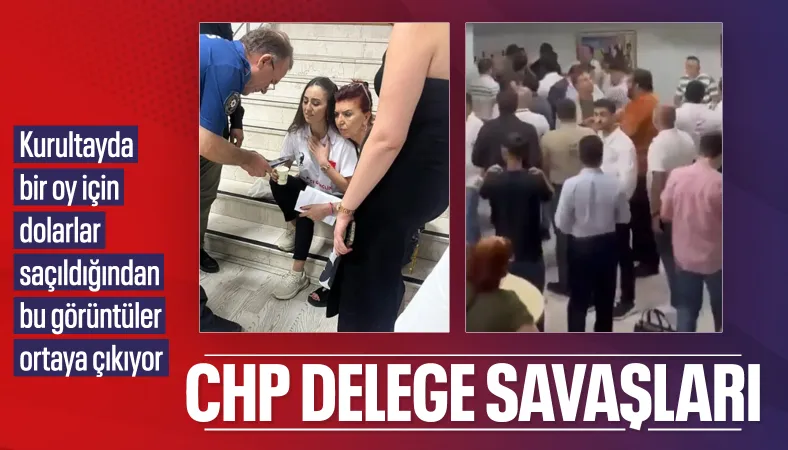 CHP'nin delege seçimi kongrelerinde kavgalar