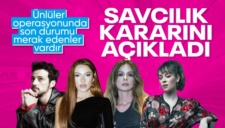 Uyuşturucu soruşturmasında yeni gelişme: 7 ünlüye takipsizlik kararı