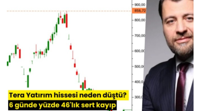 Tera Yatırım hissesi neden düştü? 6 günde yüzde 46'lık sert kayıp