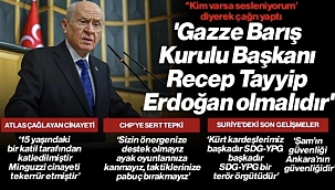 Bahçeli, ABD'ye Seslendi: 'Gazze Barış Kurulu Başkanı Recep Tayyip Erdoğan Olmalıdır' 