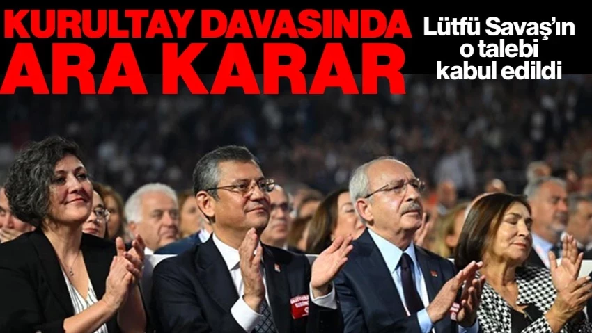 CHP Kurultay Davası Ertelendi