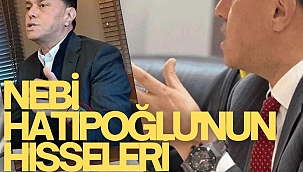 Nebi Hatipoğlu'nun hisseleri alarm veriyor