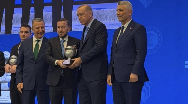 CUMHURBAŞKANI ERDOĞAN'DAN KUZU GRUP'A BİR ÖDÜL DAHA!