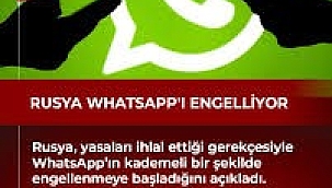 Rusya'dan WhatsApp'ı tamamen engelleme hamlesi