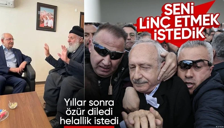 Kılıçdaroğlu'na linç girişiminde bulunmuştu: Helallik istedi