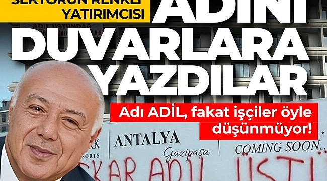 Adil Üstündağ'a işçilerden protesto!