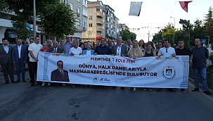 Dünyanın renkleri, dostluk ve kardeşlik ruhuyla Marmaraereğlisi'nde buluştu.