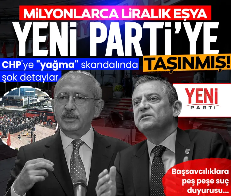 CHP'ye yağma ve talanda şok bulgu: Aküleri çaldılar, motorları bozdular!
